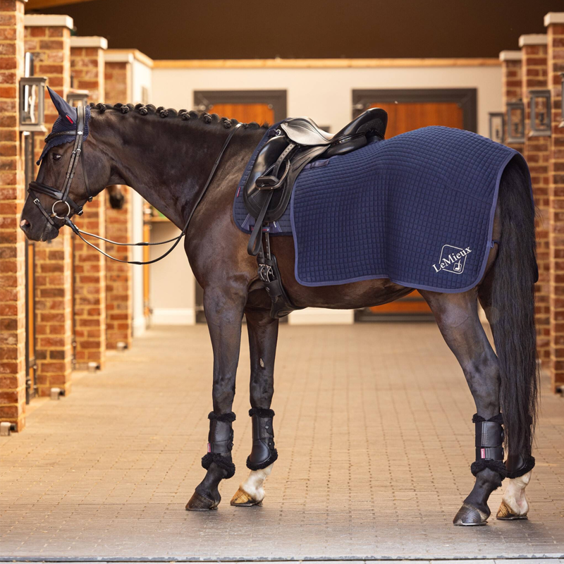 LeMieux Arika Clima-Tek Quarter Sheet - Navy-1